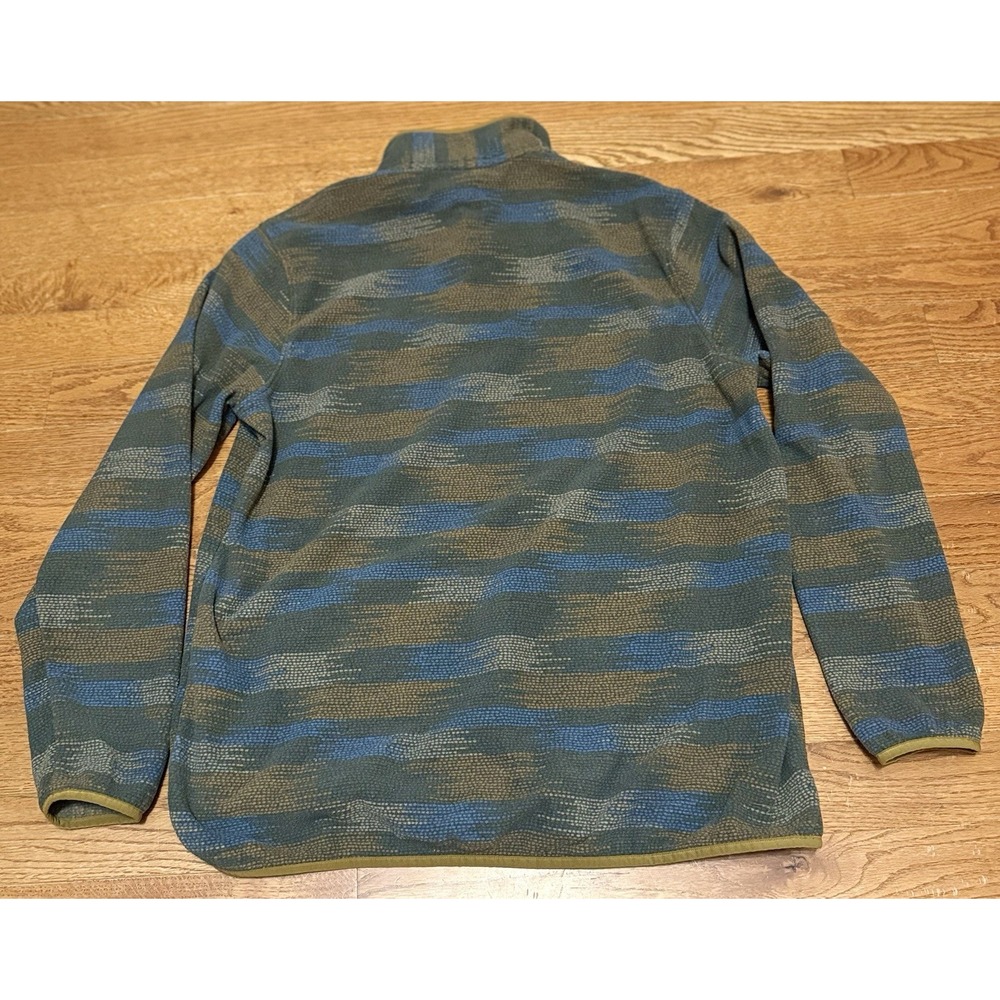 Patagonia Micro D Snap-T Pullover Native Seeds Industrial Green 26165 Xl Euc View 4